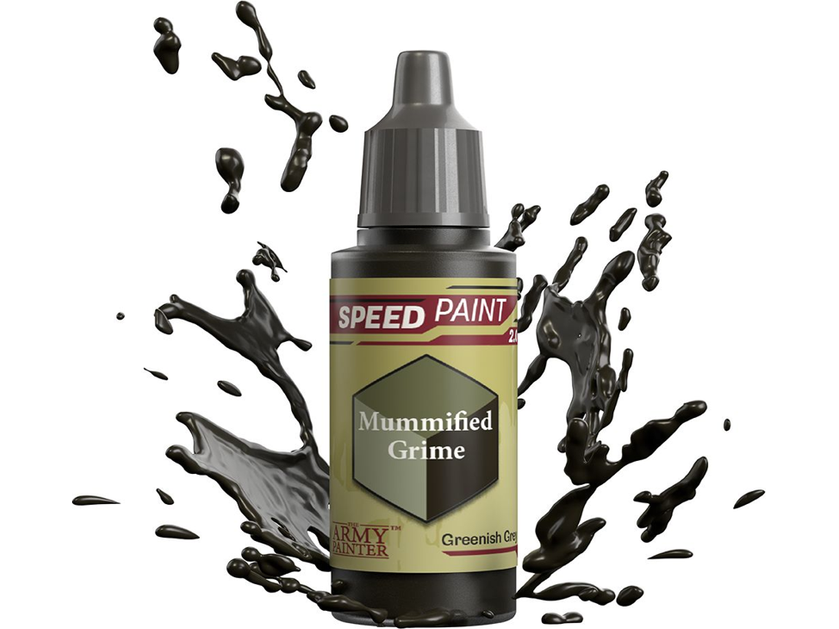 Paints and Paint Accessories Army Painter - Warpaints - Speedpaint - Mummified Grime - WP2078 - Cardboard Memories Inc.