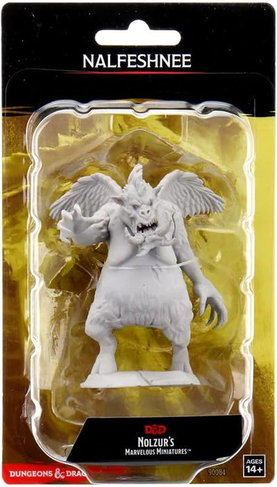 Role Playing Games Wizkids - Dungeons and Dragons - Unpainted Miniature - Nolzurs Marvellous Miniatures - Nalfeshnee - 90084 - Cardboard Memories Inc.