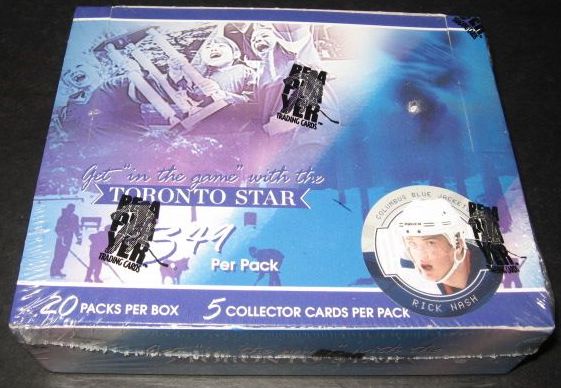 Sports Cards In the Game - 2003-04 - Hockey - Toronto Star - Retail Box - Rick Nash Variant - Cardboard Memories Inc.