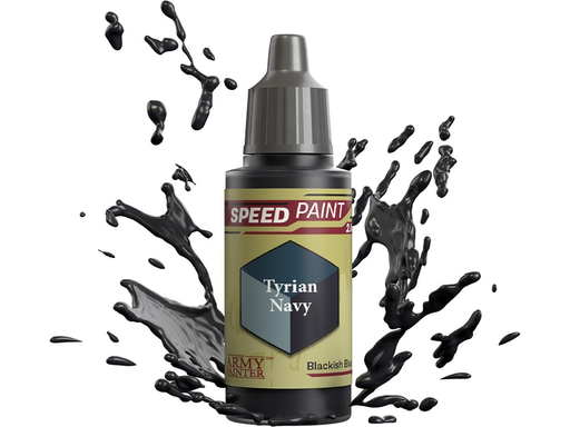 Paints and Paint Accessories Army Painter - Warpaints - Speedpaint - Tyrian Navy - WP2051 - Cardboard Memories Inc.