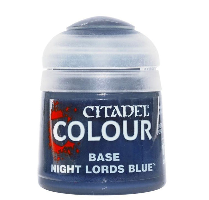 Paints and Paint Accessories Citadel Base - Night Lords Blue - 21-42 - Cardboard Memories Inc.