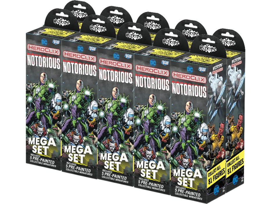 Collectible Miniature Games Wizkids - DC - HeroClix - Notorious - Booster Brick - Cardboard Memories Inc.