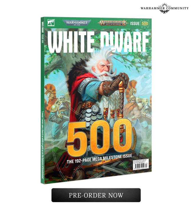 Magazine Games Workshop - White Dwarf - Issue 500 - May 2024 - Cardboard Memories Inc.