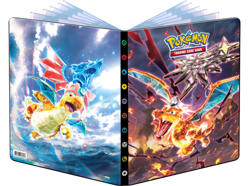 Trading Card Games Pokemon - Scarlet and Violet - Obsidian Flames - 9 Pocket Portfolio Binder - Cardboard Memories Inc.