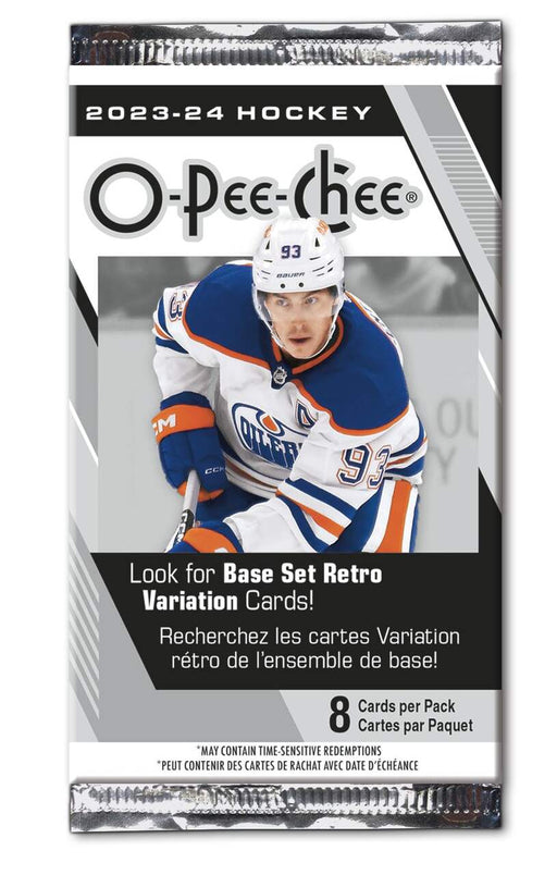 Sports Cards Upper Deck - 2023-24- Hockey - O-Pee-Chee - OPC - Trading Card Gravity Feed Pack - Cardboard Memories Inc.