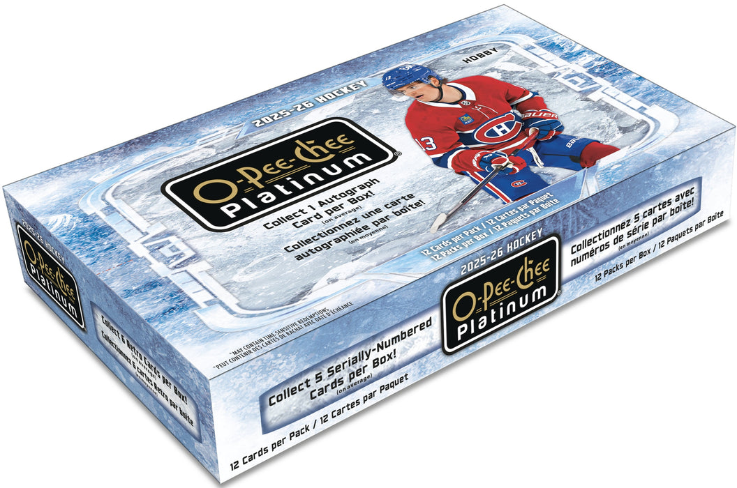 Sports Cards Upper Deck - 2025-26 - Hockey - O-Pee-Chee Platinum - Hobby Box - Cardboard Memories Inc.