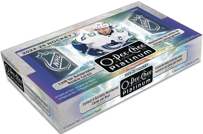 Sports Cards Upper Deck - 2024-25 - Hockey - O-Pee-Chee Platinum - Hobby Box - Cardboard Memories Inc.