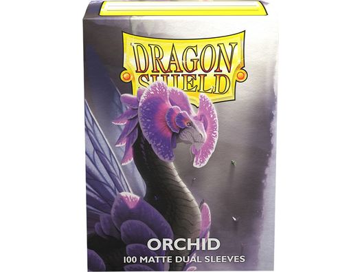 Supplies Arcane Tinmen - Dragon Shield Dual Sleeves - Orchid Matte - Standard - Package of 100 - Cardboard Memories Inc.