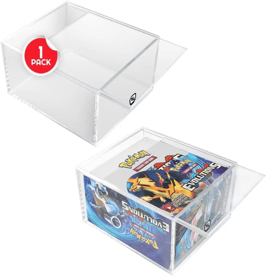 Comic Supplies Evoretro - Acrylic Booster Box Protector - Cardboard Memories Inc.