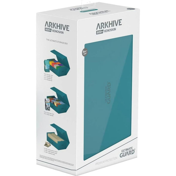 Supplies Ultimate Guard - Arkhive - Monocolor Petrol Xenoskin - 800+ - Cardboard Memories Inc.