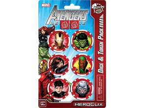 Collectible Miniature Games Wizkids - Marvel - HeroClix - Avengers Assemble - Dice and Token Pack - Cardboard Memories Inc.