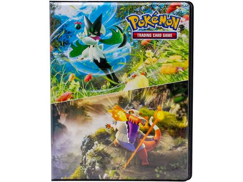 Trading Card Games Pokemon - Scarlet and Violet - Paldea Evolved - 9 Pocket Portfolio Binder - Cardboard Memories Inc.
