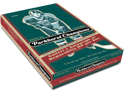 Sports Cards Upper Deck - 2022-23 - Hockey - Parkhurst Champions - Hobby Box - Cardboard Memories Inc.