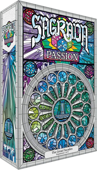 Dice Games Floodgate Games - Sagrada - The Great Facades - Passion Expansion - Cardboard Memories Inc.