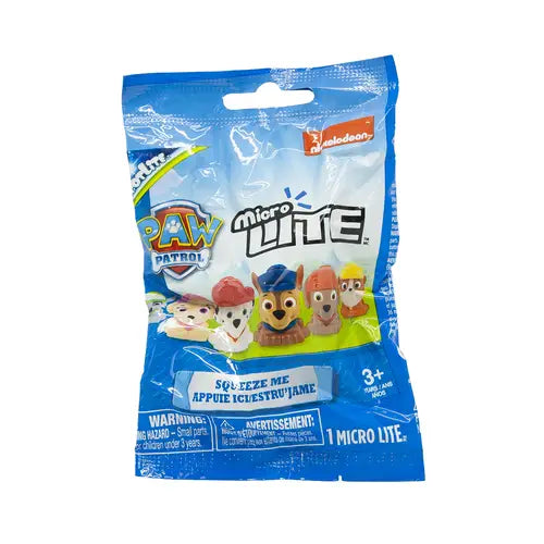 Action Figures and Toys Spin Master - Paw Patrol - Micro Lite - Squeeze Figure - Sealed Pack - Cardboard Memories Inc.