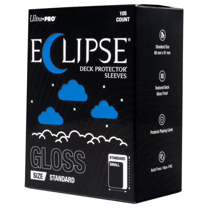 Ultra Pro - Eclipse Gloss Deck Protectors - Standard Size - 105 Count Pacific Blue