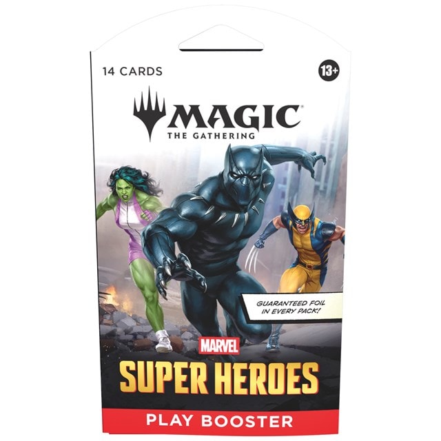 Trading Card Games Magic the Gathering - Marvel Super Heroes - Play Booster Pack - Pre-Order July 26th 2026 - Cardboard Memories Inc.