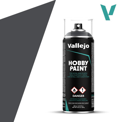 Paints and Paint Accessories Acrylicos Vallejo - Paint Spray - Panzer Grey - 28 002 - Cardboard Memories Inc.