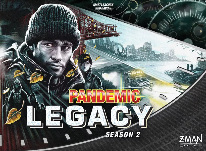 Board Games Z-Man Games - Pandemic Legacy - Season 2 - Black Edition - Sealed - Cardboard Memories Inc.