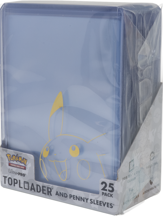 Supplies Ultra Pro - Pokemon - Pikachu - Top Loaders - 3x4 Regular 35pt with Sleeves Combo - Cardboard Memories Inc.