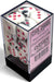 Dice Chessex Dice - Gemini Black-White with Pink - Set of 12 D6 - CHX 26669 - Cardboard Memories Inc.