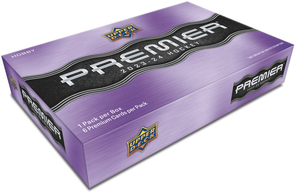 Sports Cards Upper Deck - 2023-24 - Hockey - Premier - Trading Card Hobby Box - Cardboard Memories Inc.