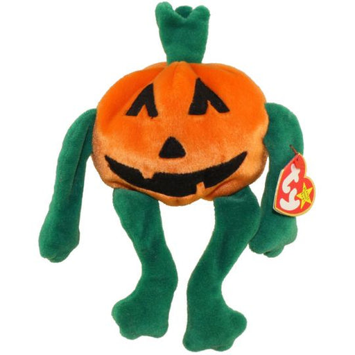 Plush TY Beanie Baby - Pumkin' the Pumpkin - Cardboard Memories Inc.
