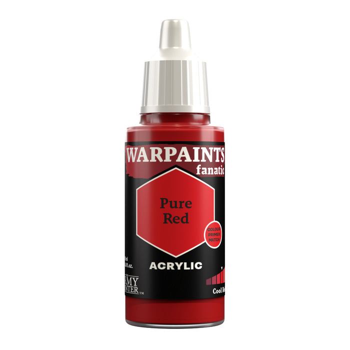 Paints and Paint Accessories Army Painter - Warpaints - Fanatic Acrylic Pure Red - Cardboard Memories Inc.