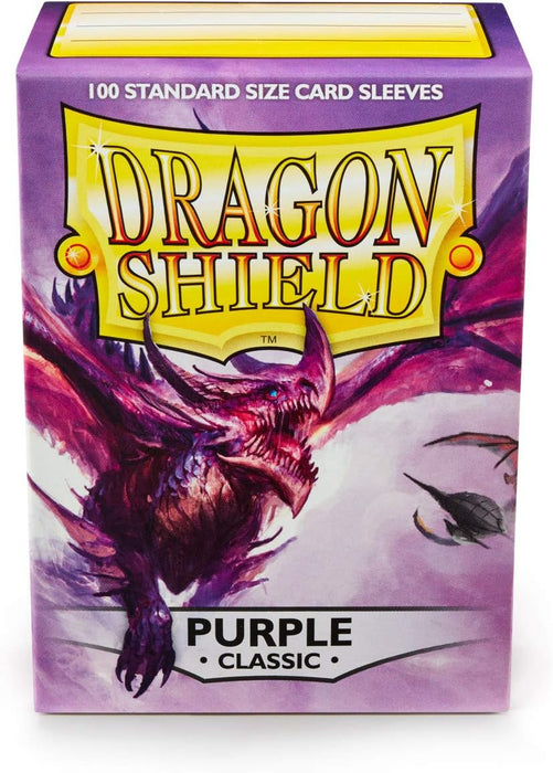 Supplies Arcane Tinmen - Dragon Shield Sleeves - Standard Size - Classic - Purple - Package of 100 - Cardboard Memories Inc.