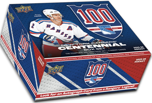Sports Cards Upper Deck - 2025-26 - Hockey - New York Rangers Centennial - Box Set - Cardboard Memories Inc.