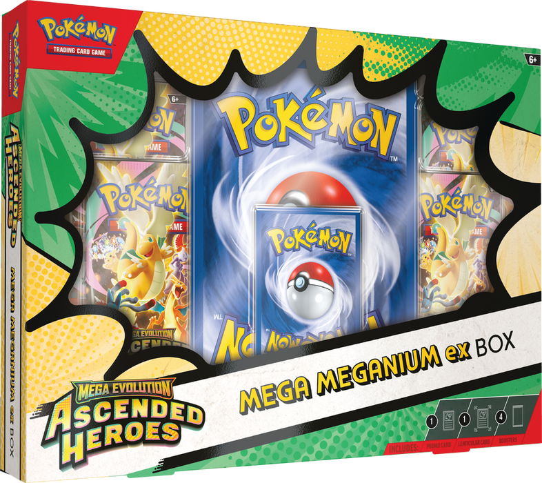 Pokémon - Mega Evolution - Ascended Heroes - Mega Meganium - EX Box - Pre-Order April 24th 2026