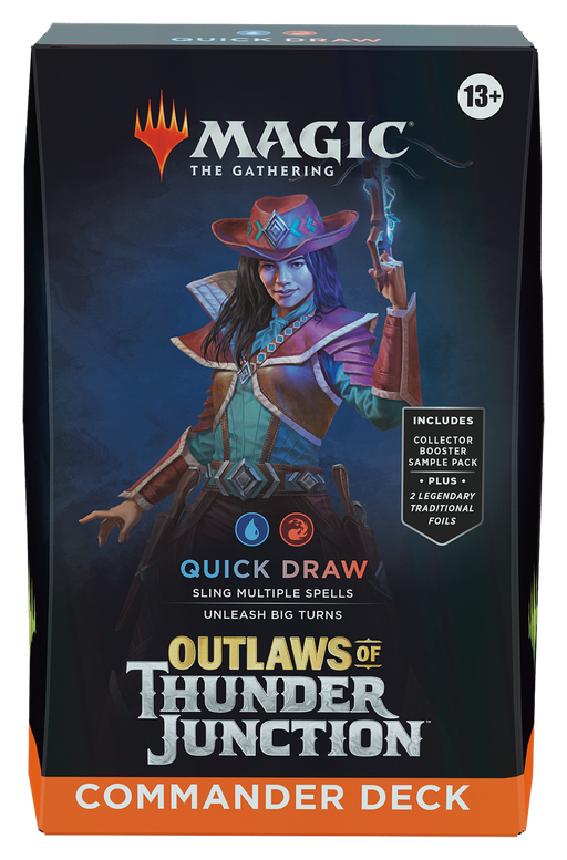 Trading Card Games Magic the Gathering - Outlaws of Thunder Junction - Commander Deck - Quick Draw - Cardboard Memories Inc.