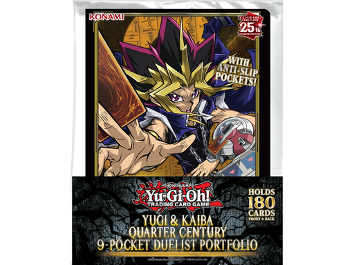 Supplies Konami - Yu-Gi-Oh! - Yugi and Kaiba Quarter Century - 9 Pocket Portfolio - Cardboard Memories Inc.