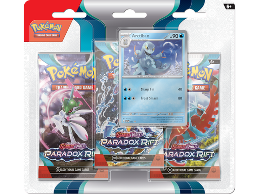 Trading Card Games Pokemon - Scarlet and Violet - Paradox Rift - 3 Pack Blister - Arctibax - Cardboard Memories Inc.