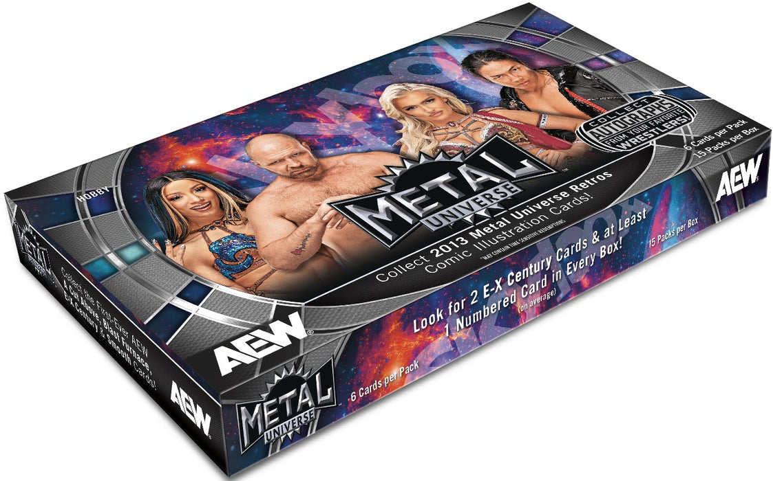 Sports Cards Upper Deck - 2025 - All Elite Wrestling AEW Trading Cards - Skybox Metal Universe - Hobby Box - Cardboard Memories Inc.