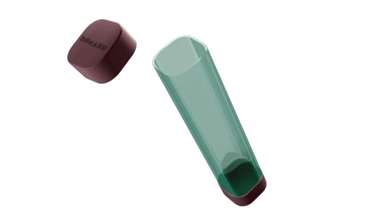 Supplies Gatherers Tavern - Domaru Capsule - Squircle Playmat Tube - Verdant Burgundy - Available Soon - Cardboard Memories Inc.