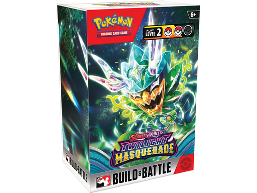 Trading Card Games Pokemon - Scarlet and Violet - Twilight Masquerade - Build and Battle Box - Pre-Order May 24th 2024 - Cardboard Memories Inc.