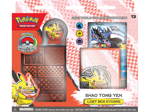 Trading Card Games Pokemon - 2023 World Championships Deck - Shao Tong Yen Lost Box Kyogre - Cardboard Memories Inc.