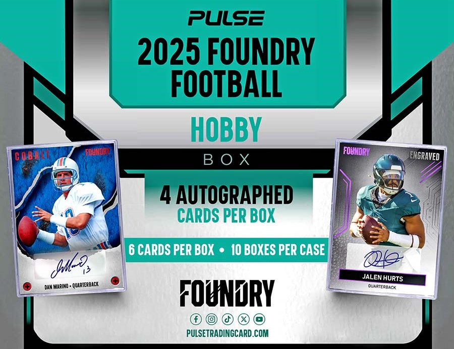 Sports Cards Pulse - 2025 - Football - Foundry - Hobby Box - Pre-Order TBA - Cardboard Memories Inc.