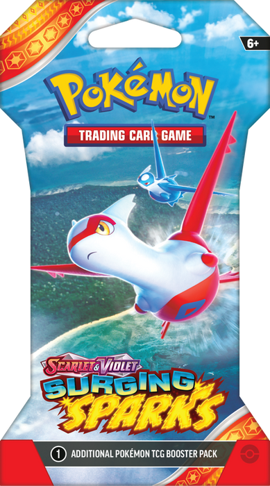 Trading Card Games Pokemon - Scarlet and Violet - Surging Sparks - Blister Pack - Cardboard Memories Inc.