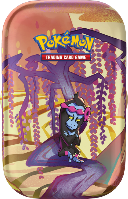 Trading Card Games Pokemon - Scarlet and Violet - Shrouded Fable - Mini Tin - Munkidori - Cardboard Memories Inc.