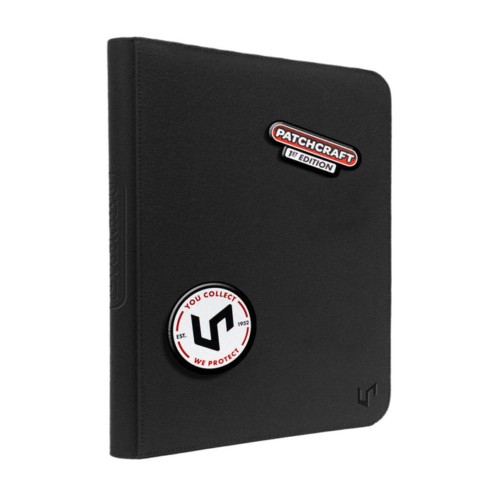 Supplies Ultra Pro - 9 Pocket Zip Binder Pro - Patchcraft - Black - Available October 15th 2025 - Cardboard Memories Inc.