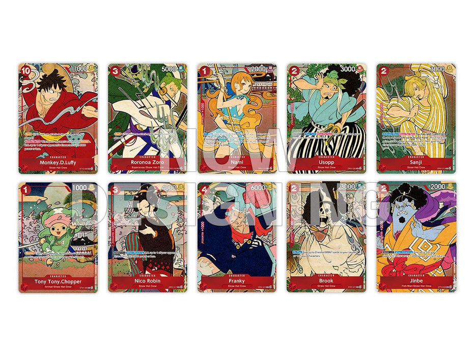 Bandai - One Piece 1st Year Anniversary Set English Version Cardboard Memories Inc. Bandai - One Piece 1st Year Anniversary Set English Version Cardboard Memories Inc.
