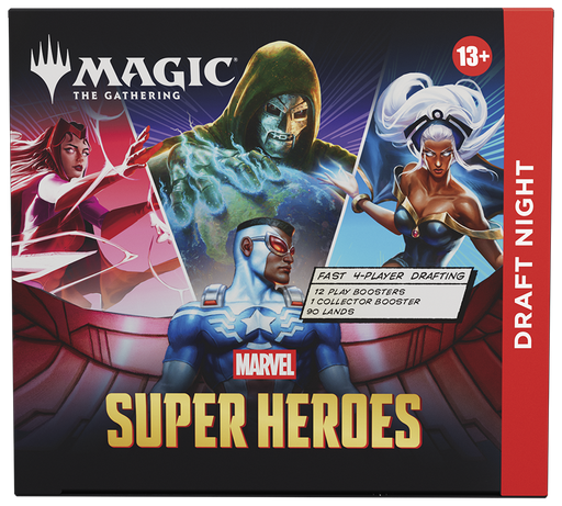 Trading Card Games Magic the Gathering - Marvel Super Heroes - Draft Night - Pre-Order July 26th 2026 - Cardboard Memories Inc.