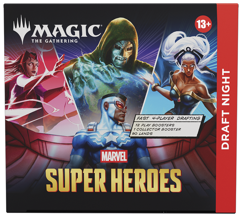 Trading Card Games Magic the Gathering - Marvel Super Heroes - Draft Night - Pre-Order July 26th 2026 - Cardboard Memories Inc.