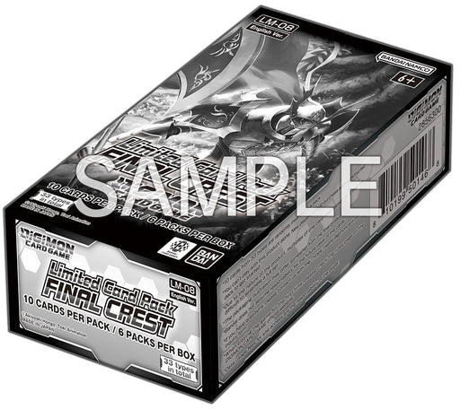 collectible card game Bandai - Digimon Trading Card Game - LM-09 - Final Crest - Limited Card Pack - Pre-Order August 28th 2026 - Cardboard Memories Inc.