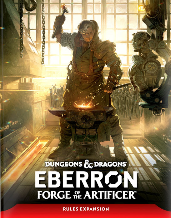 Role Playing Games Wizards of the Coast - Dungeons and Dragons - 5th Edition - Eberron Forge of the Artificer - Available November 25th 2025 - Cardboard Memories Inc.