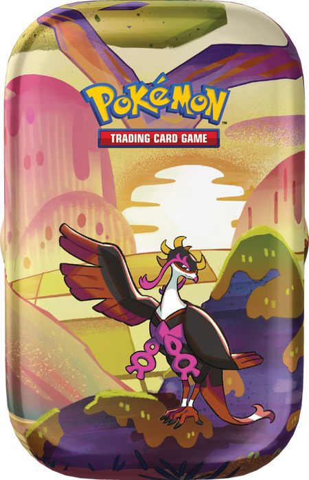 Trading Card Games Pokemon - Scarlet and Violet - Shrouded Fable - Mini Tin - Fezandipiti - Cardboard Memories Inc.