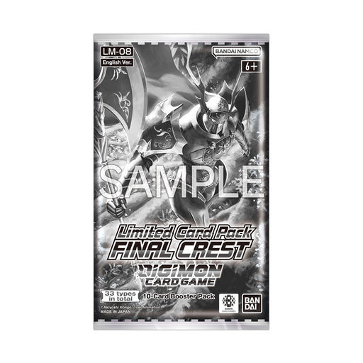 collectible card game Bandai - Digimon Trading Card Game - LM-09 - Final Crest - Limited Card Pack - Pre-Order August 28th 2026 - Cardboard Memories Inc.