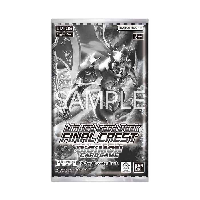 collectible card game Bandai - Digimon Trading Card Game - LM-09 - Final Crest - Limited Card Pack - Pre-Order August 28th 2026 - Cardboard Memories Inc.